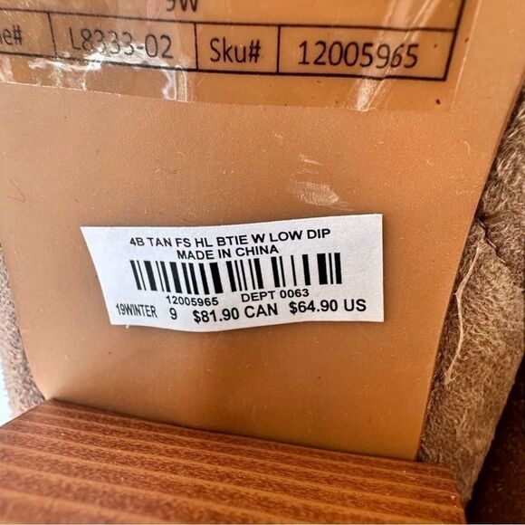 Torrid Tan Ankle Booties size 9 - Picture 7 of 9